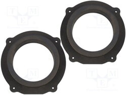 Dištančný krúžok; MDF; 165mm; Audi; impregnovaný AUDI 06