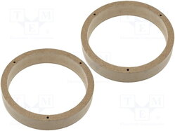 Dištančný krúžok; MDF; 165mm; Honda; impregnovaný, lakovaný
