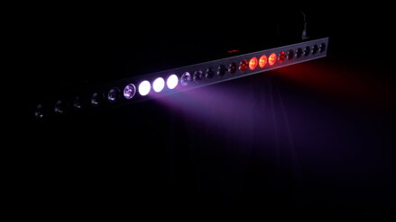 FLASH LED BAR 24x3W RGB 3v1 8 SEKCI