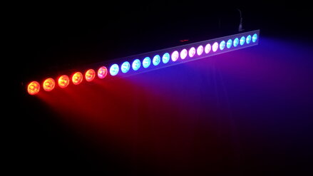 FLASH LED BAR 24x3W RGB 3v1 8 SEKCI