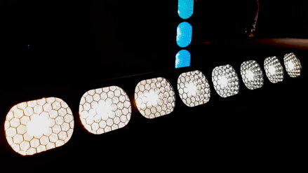 Vintage LED WASHER 12x30W White 4in1 (2000K, 3000K, 4000K, 9000K) COB 12 SECTIONS -SHORT Mk2