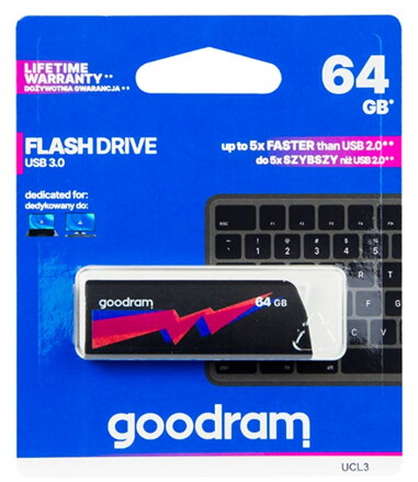 GOODRAM PENDRIVE 64GB  UCL3 USB3.0