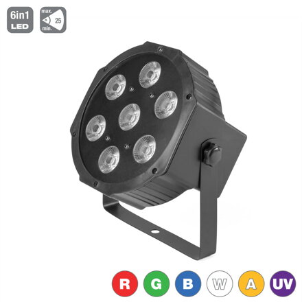 LED PAR 56 7x15W RGBWA+UV 6in1