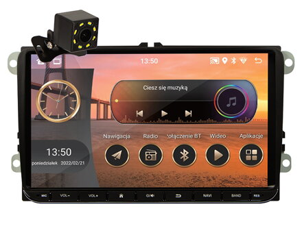 BLOW CP02 9" autorádio Android/WiFi/GPS/CARPLAY VW/ SKODA/ SEAT