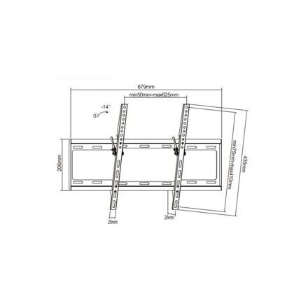 Držiak LED TV 37 - 70" UCH0155