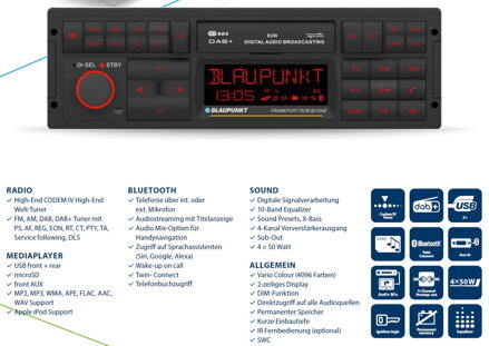 BLAUPUNKT FRANKFURT RCM82