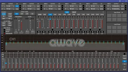 Awave DSP-12AD zosilňovač s DSP procesorom