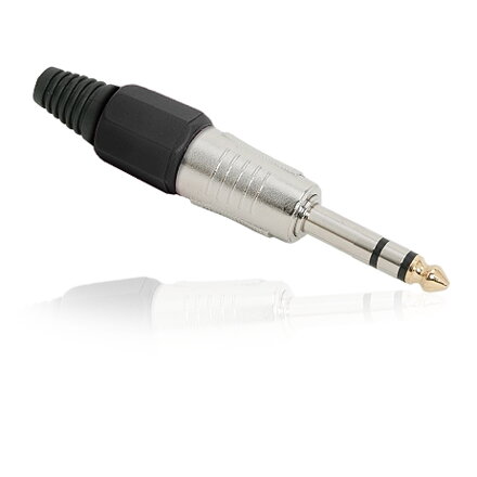 MNC Jack 6,3mm stereo kovový