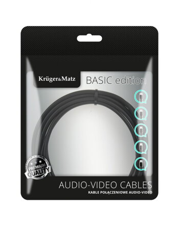 KRUGER&MATZ KM1226 Basic  AUX kábel 1m