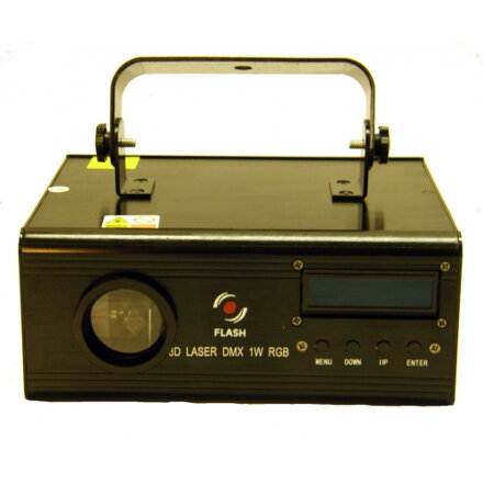 FLASH LASER 1000mW 3D RGB SD CARD