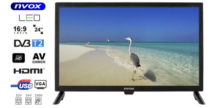 NVOX 24C510FHB2 DVBT2 23,6" FULL HD