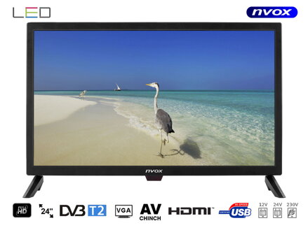 NVOX 24C510FHB2 DVBT2 23,6" FULL HD