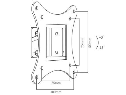 BLOW držiak pre LCD TV HQ 10"-32" TYPE X SLIM