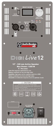 Audiodesign DIGI  LIVE 12